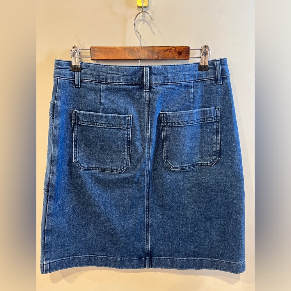 Boden Womens Denim Skirt Size 8 - Picture 3 of 8